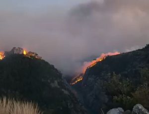 Kozan’da 2 ayrı noktada orman yangını; yerleşim yerleri tedbir amaçlı boşaltıldı