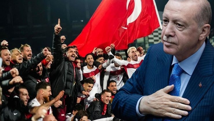 Cumhurbaşkanı Erdoğan’dan A Milli Takım’a destek mesajı