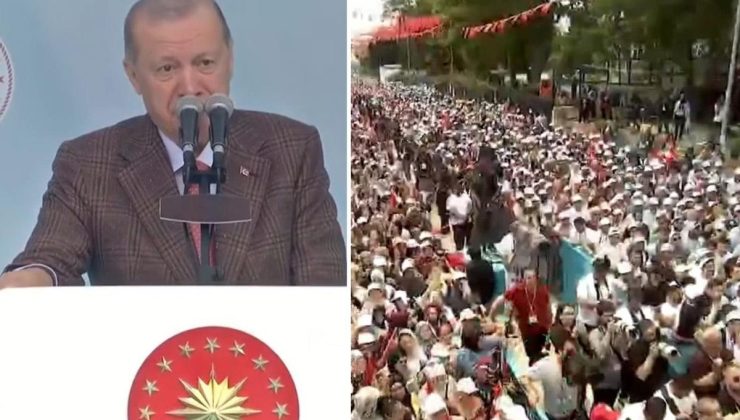 Cumhurbaşkanı Erdoğan’dan CHP’nin yüzde 46 oy aldığı kentte gövde gösterisi