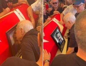 İlyas Salman, Kadir İnanır’ın fotoğrafını öperek gözyaşlarına boğuldu