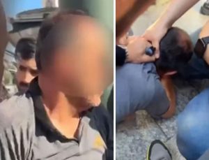 Toplu taşımada mide bulandıran olay: Önce dövdüler, sonra polise teslim ettiler