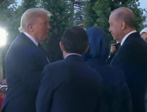 Beştepe’de resepsiyon! Erdoğan çifti, Trump’ı karşıladı