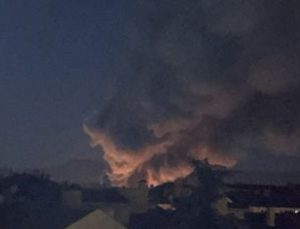 Eskişehir’de TEI yerleşkesinde yangın