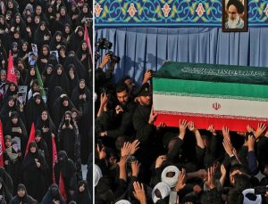 İran eski dini lideri Hamaney’in cenazesi Necef’te resmi törenle karşılandı
