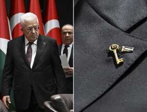 Abbas’ın yakasındaki anahtarın anlamı yürek burktu: Filistin’e dönüş umudunu simgeliyor