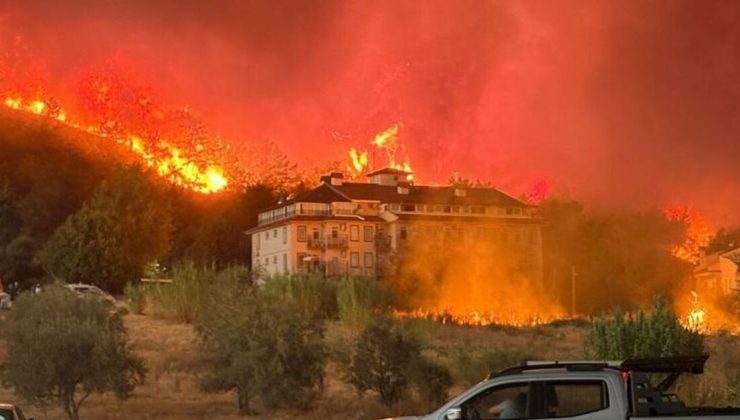 Fethiye’de orman yangını!