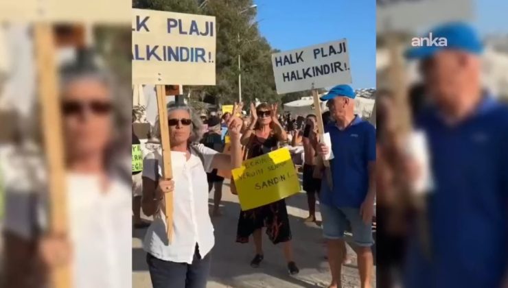 Gümüşlük’te “Kıyılar Halkındır” eylemi altıncı haftasında
