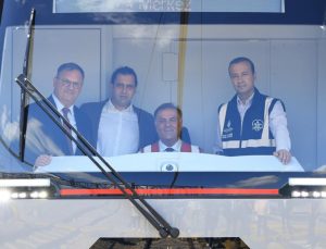 İBB’nin alımını gerçekleştirdiği 100 yeni metronun ilk seti tanıtıldı