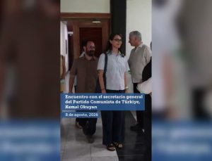 Küba Devlet Başkanı Díaz-Canel, TKP Genel Sekreteri Okuyan’ı Havana’da kabul etti