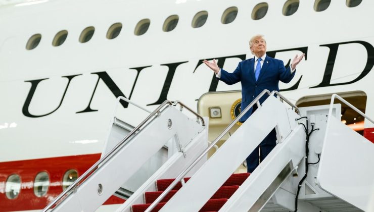Trump, Türkiye’deki NATO Zirvesi Sonrası Gizlice Uçak Değiştirdi
