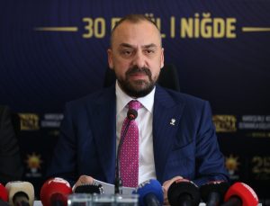 AK Parti Genel Başkan Yardımcısı Acar, Niğde’de konuştu: