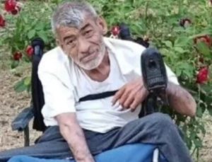Akülü sandalyesiyle alevler içinde kaldı