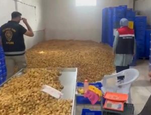 Aydın Köşk’te 25 ton etiketsiz incir ele geçirildi, işletmeye 236 bin TL ceza kesildi
