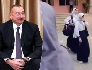 Azerbaycan’da 28 Şubat’ı hatırlatan görüntü! Başörtülü öğrencileri okula almadılar