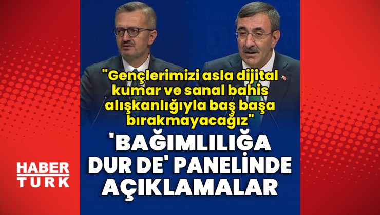 ‘Bağımlılığa Dur De’ panelinde açıklamalar