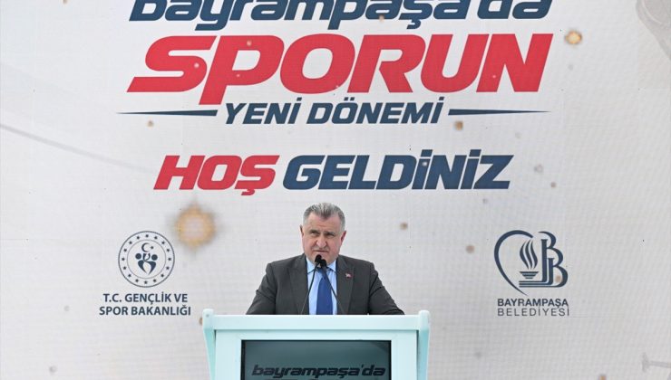 Bakan Bak, Bayrampaşa’da 5 spor tesisi için 1 milyar 150 milyon liralık yatırımı duyurdu
