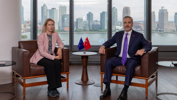 Bakan Fidan, AB Yüksek Temsilcisi Kallas’la New York’taki Türkevi’nde buluştu