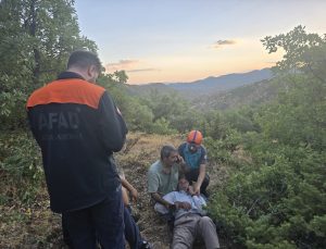 Bingöl Genç’te palamut toplamaya giden kişi ormanda kayboldu, sağ bulundu
