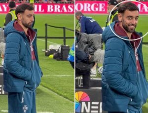 Bruno Fernandes’ten Galatasaraylıları heyecanlandıran gülümseme