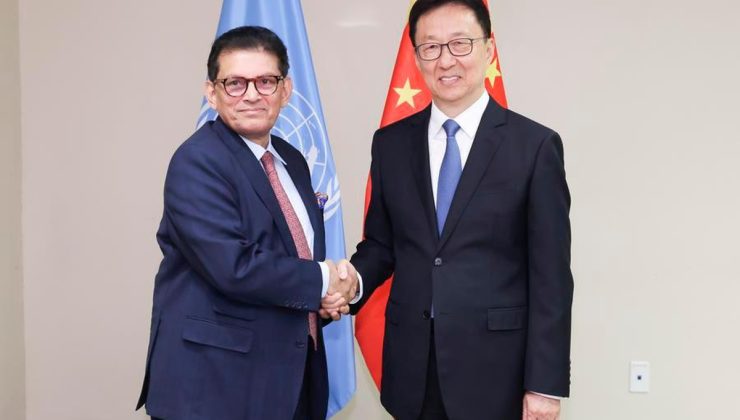 Çin Cumhurbaşkanı Yardımcısı Han Zheng, BM’yi kararlı desteklediklerini söyledi