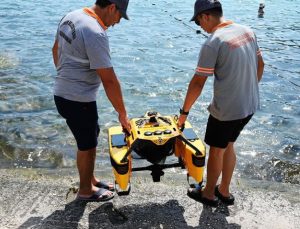 “Çöp Kapar” sistemi, Kemer koylarında temizliğe başladı