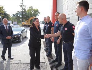 Edirne Belediye Başkanı Gencan, İtfaiye Haftası’nda personele teşekkür etti