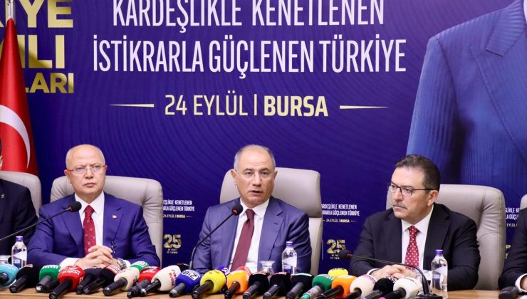 Efkan Ala, Bursa’da Türkiye’nin en güçlü 10 ülke arasına gireceğini söyledi