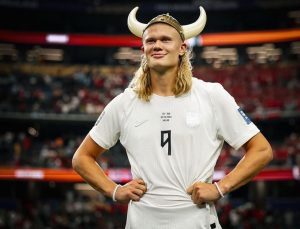 Erling Haaland yine şov yaptı, Norveç 3 puanı kaptı