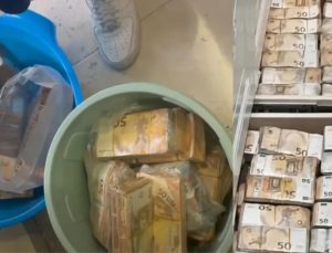 Ev değil banka! Duvarlardan, fayansların altından milyonlarca Euro çıktı