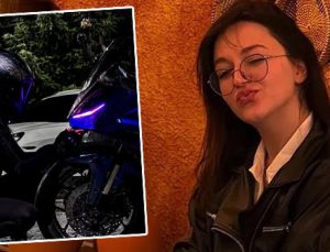 İki motosiklet çarpıştı… Genç kadın ağlattı!