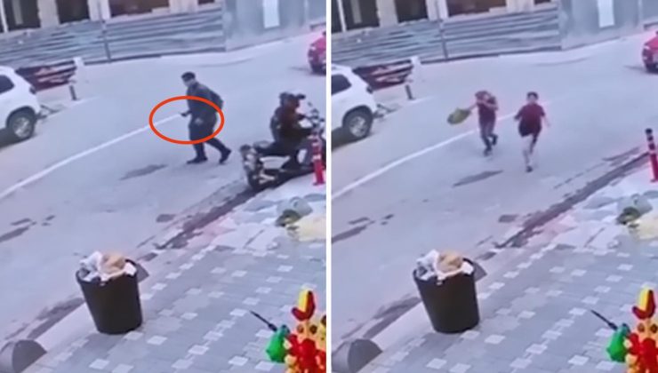İstanbul’da sokak ortasında korku dolu anlar: İlkokul öğrencilerini bıçakla kovaladı