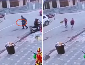 İstanbul’da sokak ortasında korku dolu anlar: İlkokul öğrencilerini bıçakla kovaladı