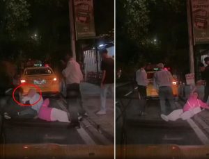 İstanbul’da taksici dehşeti! Yaşlı adamın yüzüne tekme attı, kadın yerde sürüklendi