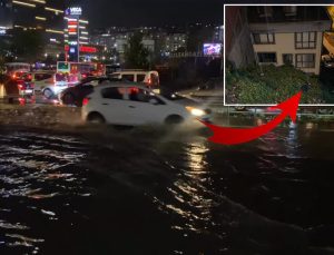 İstanbul’u sağanak vurdu! Yollar göle döndü, evleri su bastı