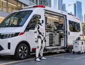 Japonya’dan dünyada bir ilk! Arızalanan robotlar için özel ambulans