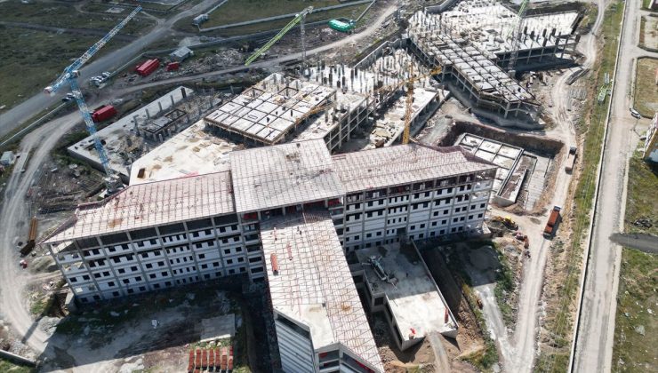 Kars’ta 500 Yataklı Depreme Dayanıklı Hastane İnşaatında Yüzde 65 Tamamlandı