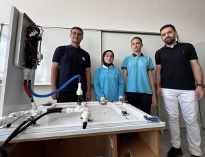 Kebanlı 3 lise öğrencisi su projesiyle dünya finaline kalarak 25 bin dolar kazandı