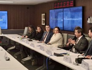 KKTC Dışişleri Bakanı Ertuğruloğlu, ABD’de Atlantic Council toplantısına katıldı