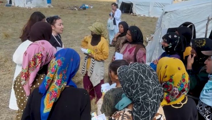 Konya Derebucak’ta mevsimlik tarım işçilerine sağlık taraması yapıldı