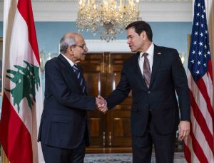 Lübnan Başbakanı Salam, Rubio ile üçlü çerçeve anlaşmanın tam uygulanmasını istedi