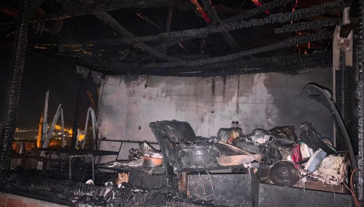 Marmara’da Ev Yangını Söndürüldü