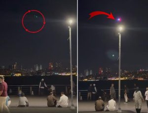 Polis dronu bu kez Üsküdar’da! Anonsu duyanlar uzaklaştı