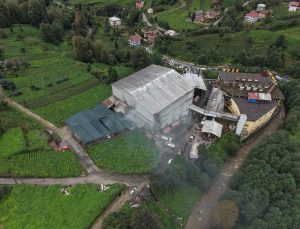 Rize Çayeli’de çay fabrikası deposu yangını kontrol altına alındı, kimse yaralanmadı