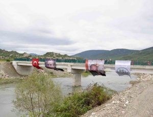 Sinop Durağan’da DSİ’nin taşkın projesinde Hacıoğlan-Yeşilkent Köprüsü açıldı