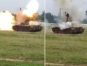 Tatbikatta facia! Tank patladı, 2 asker feci şekilde can verdi