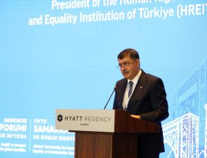 TİHEK Başkanı Şahin, Semerkant Forumu’nda Gazze için ulusal kurumlara çağrı yaptı