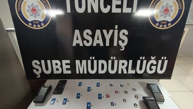 Tunceli’de sahte altınla kuyumcuları dolandıran 2 şüpheli yakalandı