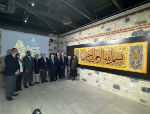 “Vefatının 150. Senesinde Hattın Efendisi: Kazasker Mustafa İzzet Efendi” sergisi açıldı