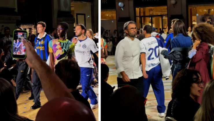 Yeşil sahadan podyuma! Hakan Çalhanoğlu Milano’da boy gösterdi