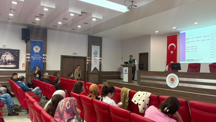 Yeşilay Samsun Başkanı Güneş, SASKİ personeline bağımlılık farkındalık eğitimi verdi